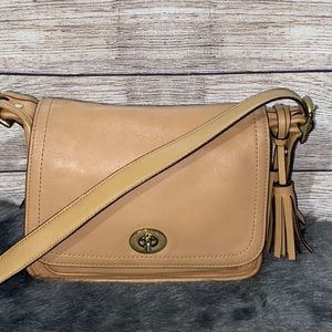 Coach Legacy Archival Tan Rambler Crossbody Bag
